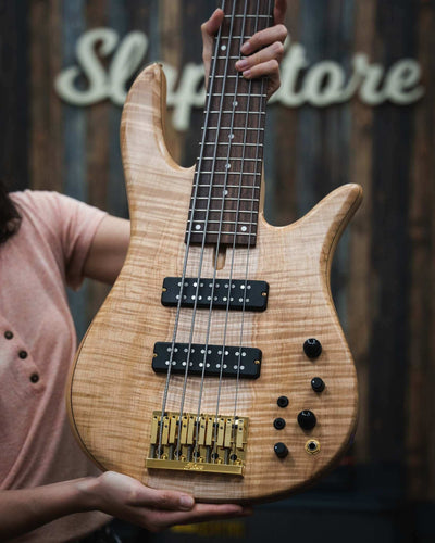 Fodera Monarch 5 Standard Special Flamed Maple