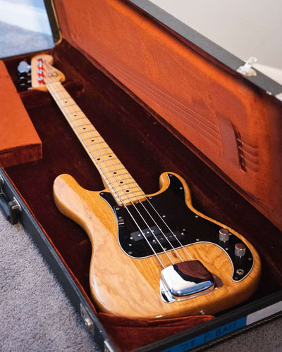 Fender Precision '74 Natural Side