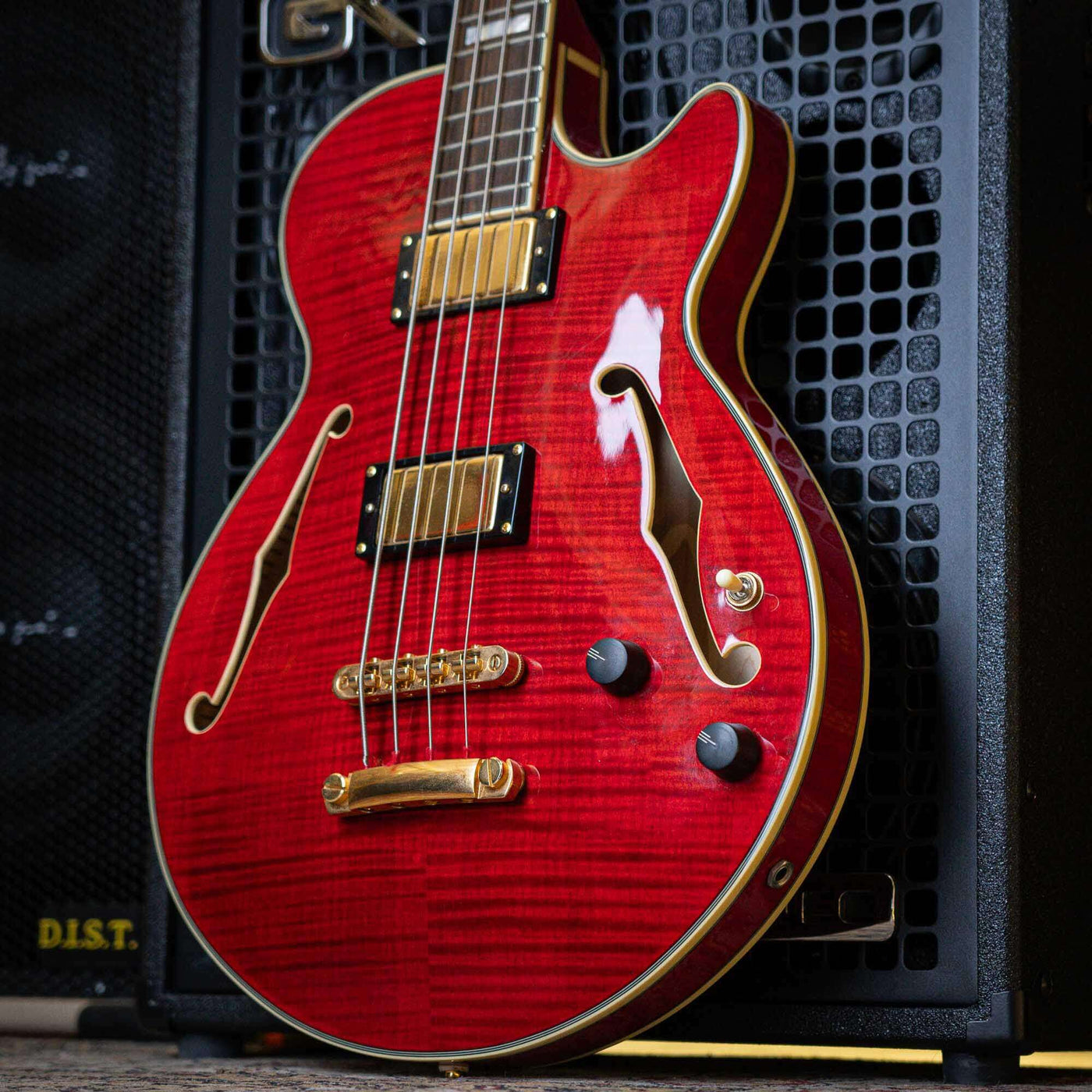 D'Angelico EX-Bass Trans Cherry 2015