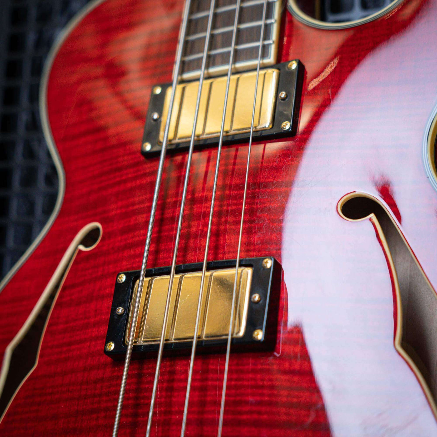 D'Angelico EX-Bass Trans Cherry 2015