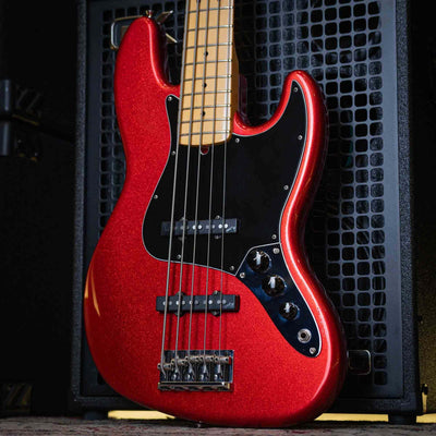 Fender Jazz Bass American Standard V SlapStore Special Sparkle Red
