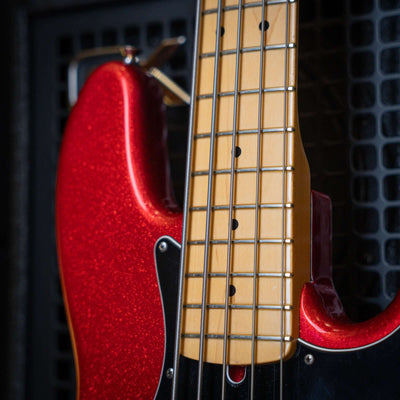 Fender Jazz Bass American Standard V SlapStore Special Sparkle Red