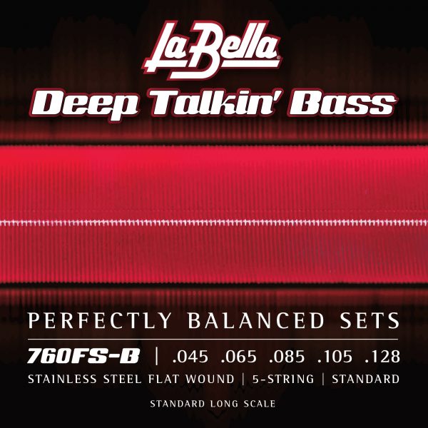 LaBella Deep Talkin’ Bass Flats, 5-String – Standard (45-128)