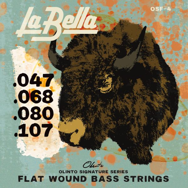 LaBella Olinto Signature Flats – 4-String Set (47-107)