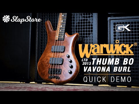Warwick Thumb BO Vavona Burl Limited Edition 2013