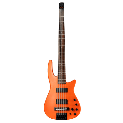 NS Design CR5 Radius Amber w/ Electric Piezo - If you're looking for a modern bass with unique features, then the NS Design CR5 Radius solidbody electric bass is for you. From the convex-backed maple body to the one-piece maple neck with a carbon fiber co