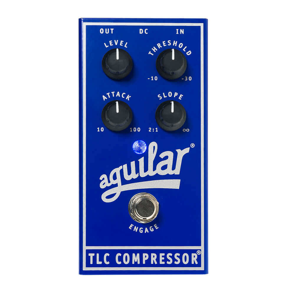 Aguilar TLC Compressor - El TLC Compressor® está diseñado para brindar a los músicos la capacidad de controlar su dinámica de una manera flexible y musical, lo que lo convierte en una herramienta musical invaluable tanto para grabación como para uso en vi