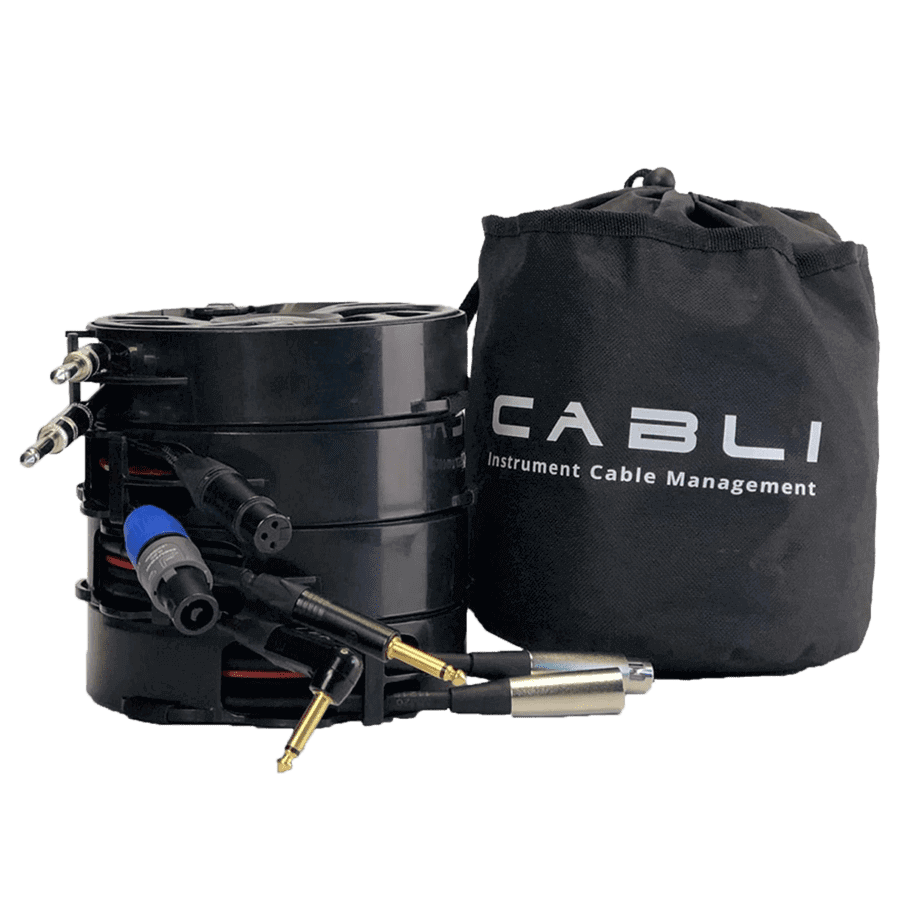 Singular Sound Cabli 5-Pack & Bag - With the Cabli (Incluye 5 Singular Sound Cabli y su funda respectiva.), you can install any music cable just once and you’ll never worry about cable slack again. When you’re ready to use your cable, pull out the desired
