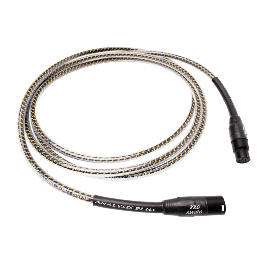 Analysis Plus Yellow Oval - Cable de Micrófono (XLR) - El cable XLR YELLOW OVAL es nuestro producto más vendido. Ha ganado la "selección del editor" en la revista "Bass Player and Keyboard". Yellow oval es el cable de John Mayer, Richard Bona, Paul Carrac