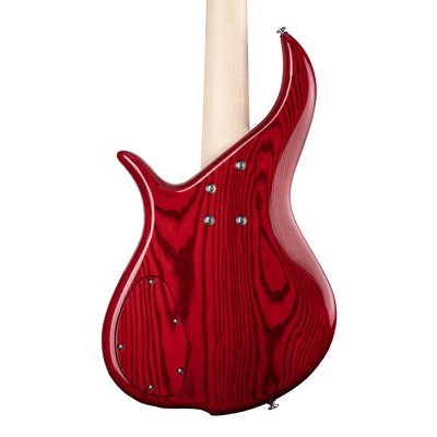 F Bass BN5 Transparent Red - The BN series is the product of 40+ years of F Bass evolution. While it has roots stemming from the original Jazz Bass, it has slowly morphed into our signature sound, feel, and look. The BN series’ voice leans heavily on the