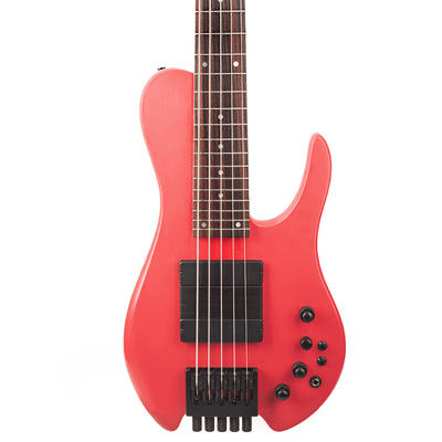 Fodera Matthew Garrison Imperial Mini Fiesta Red - Fodera Guitars is proud to introduce the all-new Imperial Mini-MG! Designed in collaboration with Fodera artist and good friend, Matthew Garrison, the Mini-MG marks the next innovative chapter in bass gui