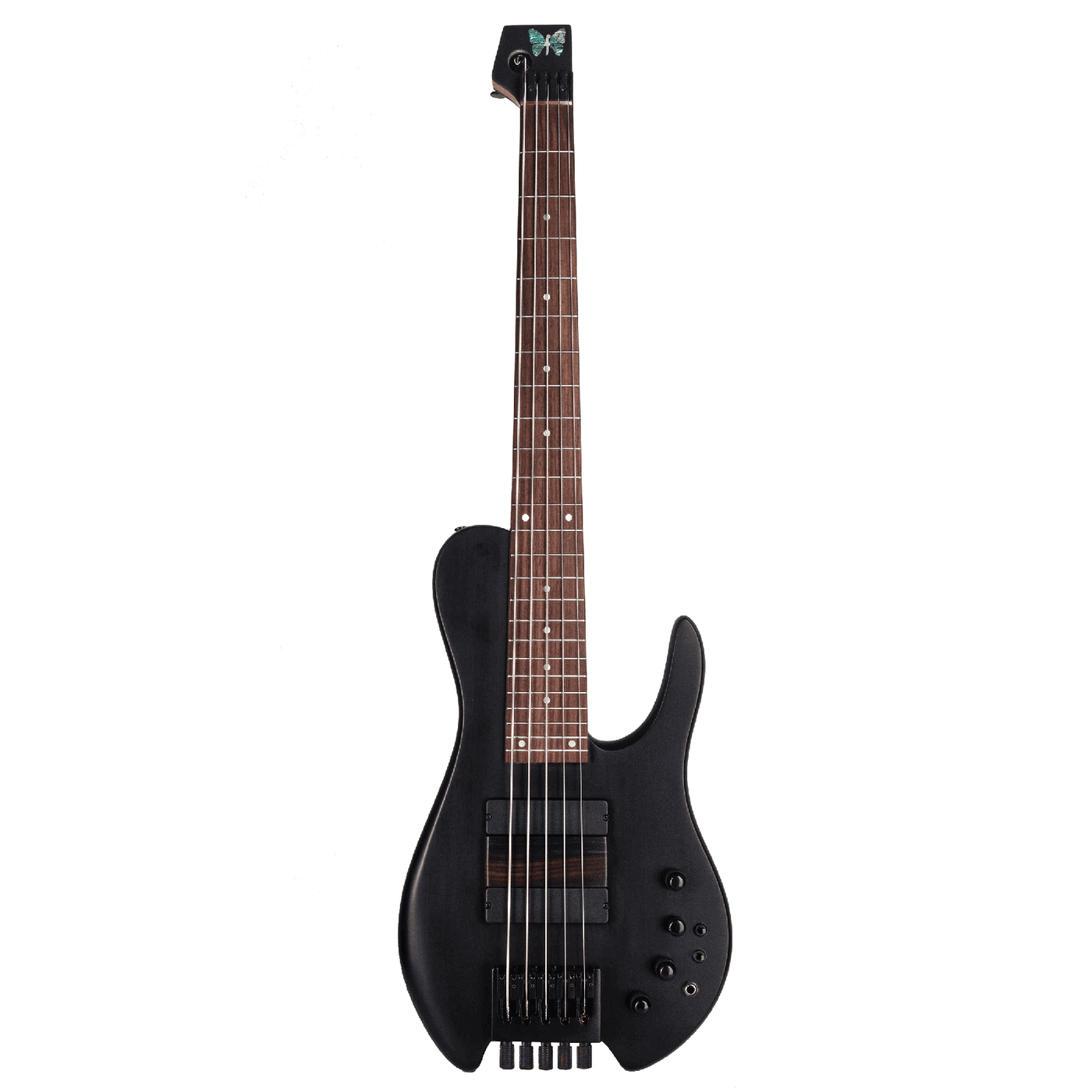 Fodera Matthew Garrison Imperial Mini Black - Fodera Guitars is proud to introduce the all-new Imperial Mini-MG! Designed in collaboration with Fodera artist and good friend, Matthew Garrison, the Mini-MG marks the next innovative chapter in bass guitar d