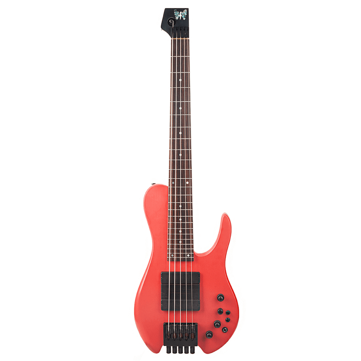 Fodera Matthew Garrison Imperial Mini Fiesta Red - Fodera Guitars is proud to introduce the all-new Imperial Mini-MG! Designed in collaboration with Fodera artist and good friend, Matthew Garrison, the Mini-MG marks the next innovative chapter in bass gui
