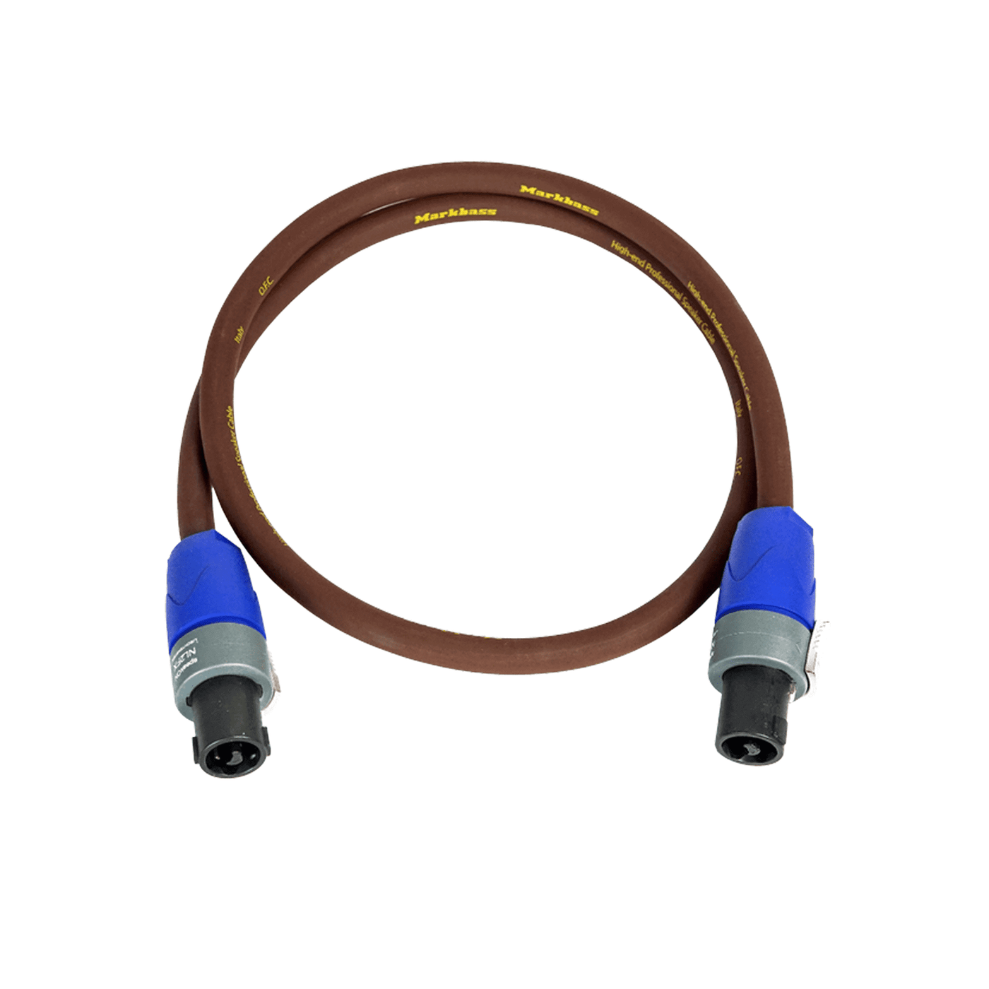 Markbass Super Power Cable (Speaker) - The MB SUPER POWER CABLES feature custom design 1/4" jumbo jack connectors hand-soldered in our laboratories at our factory in Italy, and hi-quality Neutrik © 2 Pole Speakon connectors.Our high-flexible custom speake