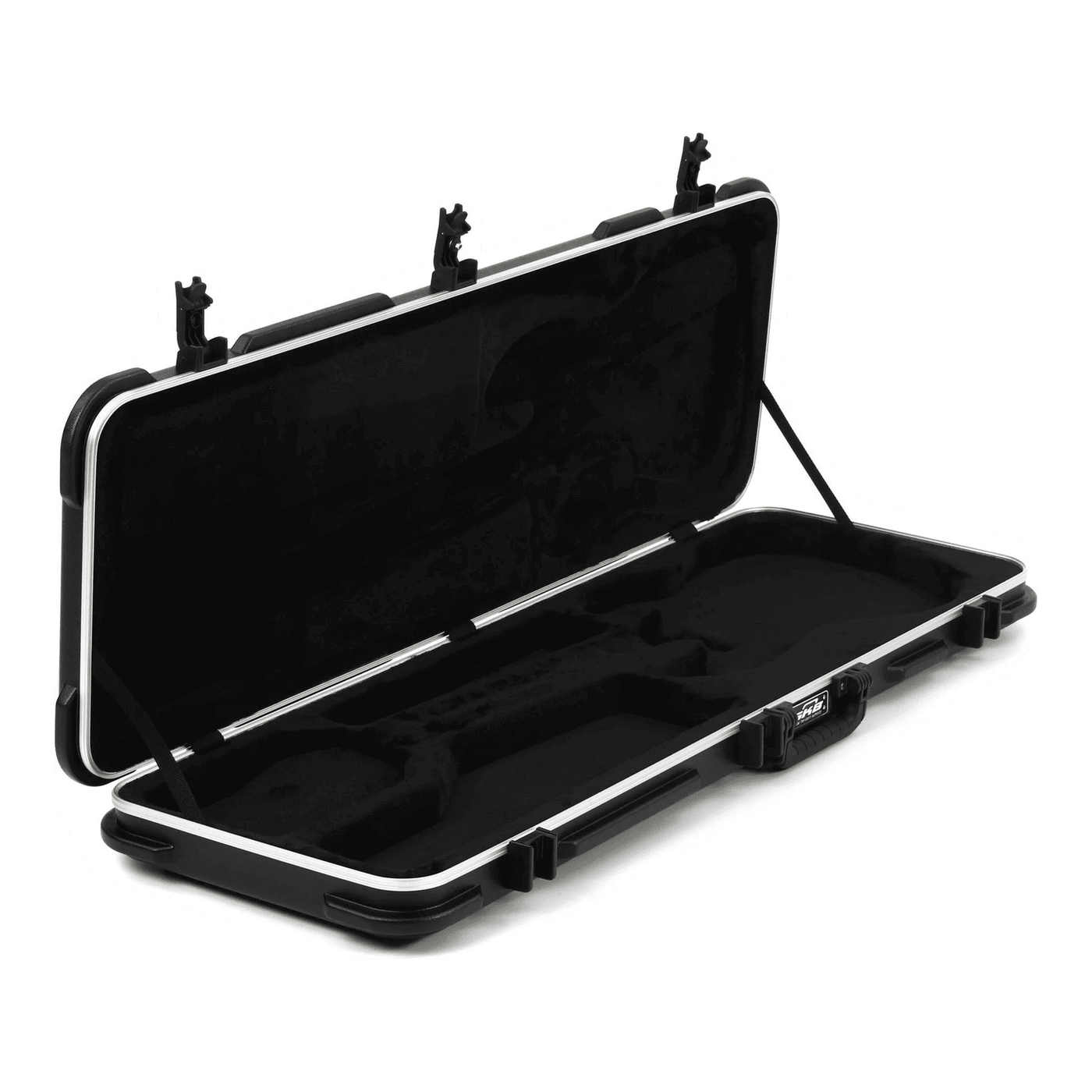 SKB Deluxe Electric Bass Rectangular Hardshell- TSA Latch - SKB began making guitar cases in California more than 30 years ago. Today, world-famous SKB bass cases set the standard for molded plastic transport protection. Bass players trust SKB cases to pr